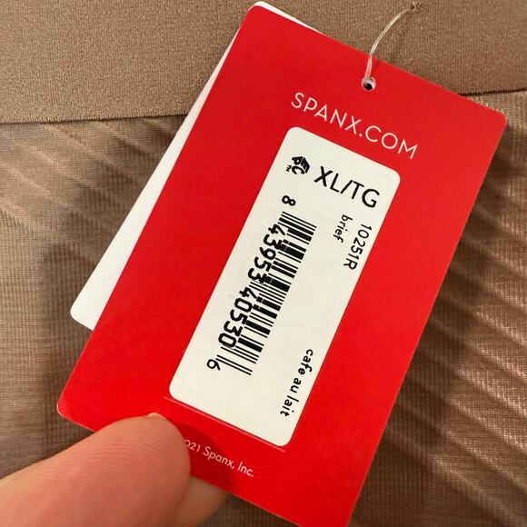 SPANX SPANXshape Invisible Brief NEW Cafe Au Lait Nude XL Shaping High Rise - Picture 2 of 8